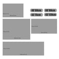Waterproof Non-Slip Bathroom Shower Mat - Anti-Slip Rug, Washable, Cream 43x120cm - SuperSaverAU - view 3
