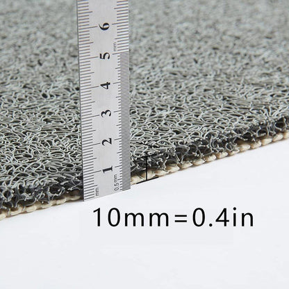 Waterproof Non-Slip Bathroom Shower Mat Anti-Slip Rug Toilet Floor Mat Washable - Grey-43*120cm