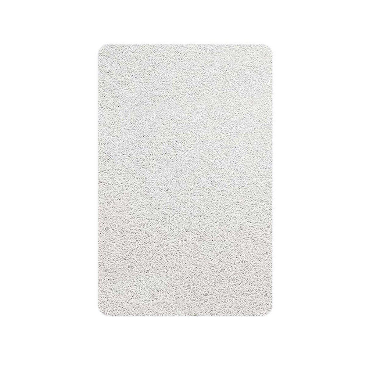 Waterproof Non-Slip Bathroom Shower Mat - Anti-Slip Rug, Washable - White 43*120cm