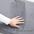 Premium Water Absorbent Memory Foam Floor Mat – Silver Grey