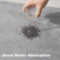 Premium Water Absorbent Memory Foam Floor Mat – Silver Grey