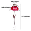 Premium Decorative Metal Flower Bird Feeder for Garden Hanging - 71.1cm
