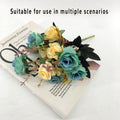 4pcs Artificial Flowers 13" Multicolour Floral Arrangement for Home Decor - SuperSaverAU - view 4