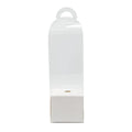 Premium 10 Pack White Transparent PVC Flower Bouquet Gift Boxes 8x8x25cm