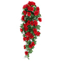 2PCS Artificial Rose Garland Hanging Vines 90 cm - Red Silk Wall Decor - SuperSaverAU - view 6