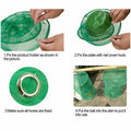 Premium Reusable Hanging Fly Trap Net Cages - 6pcs