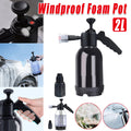 Premium 2L Handheld Car Wash Foam Sprayer – White with Adjustable Nozzle