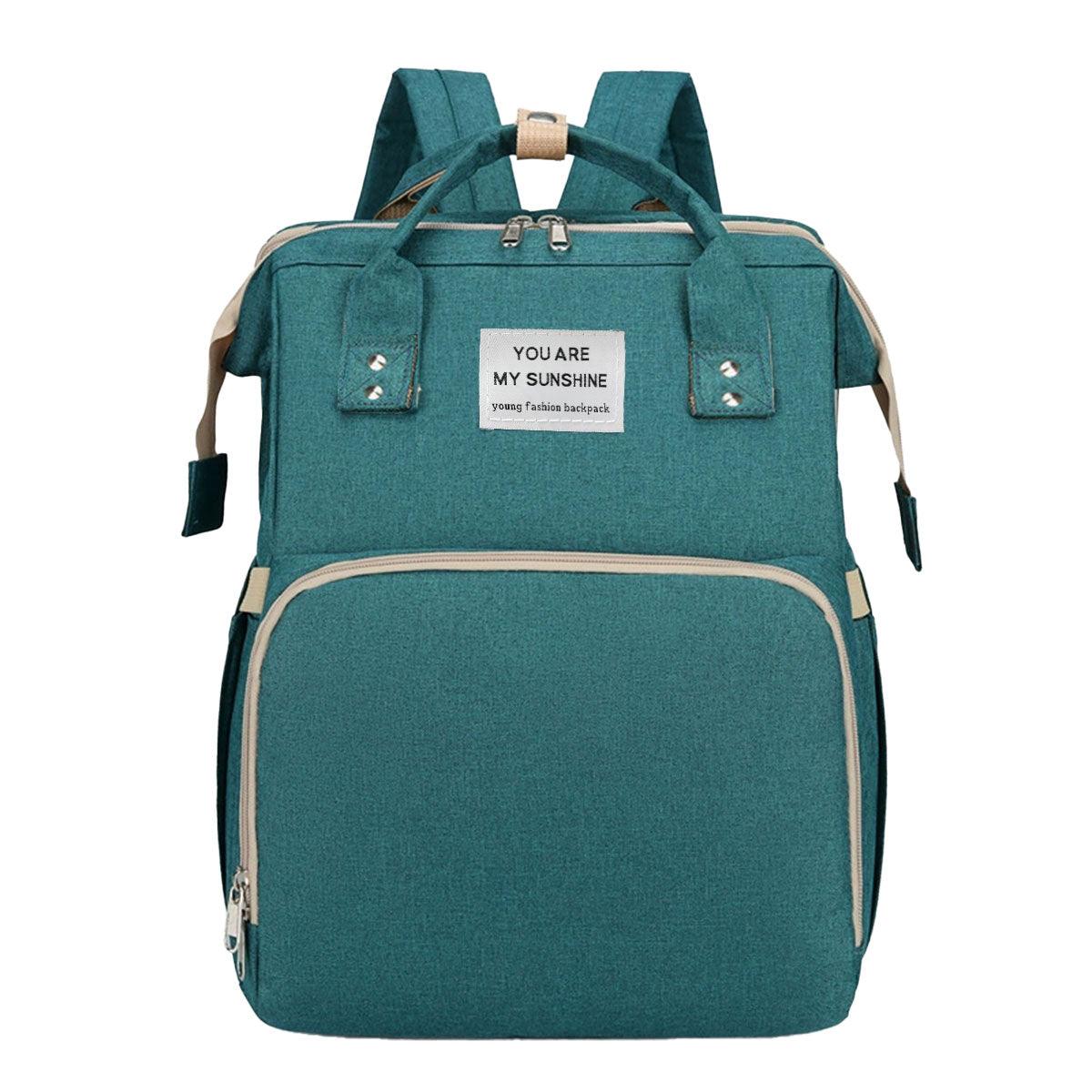 Foldable Travel Backpack with Portable Rest Mat - Grey