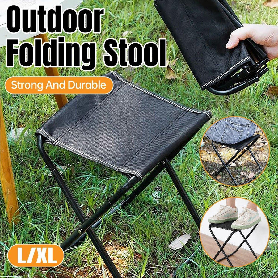 Premium Extra Large Portable Folding Camping Stool Travel Fishing Chair Mat