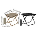 Premium Khaki Portable Folding Camping Chair Handbag Stool with Steel Frame