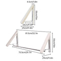 Mini Wall Hanging Retractable Clothes Drying Rack Space Saving Laundry Hanger - D - SuperSaverAU - view 2