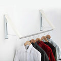 Mini Wall Hanging Retractable Clothes Drying Rack Space Saving Laundry Hanger - D - SuperSaverAU - view 4