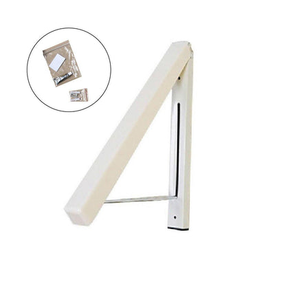 Mini Wall Hanging Retractable Clothes Drying Rack Space Saving Laundry Hanger - D
