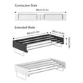 Invisible White Wall-Mounted Foldable Clothes Drying Rack - SuperSaverAU - view 3