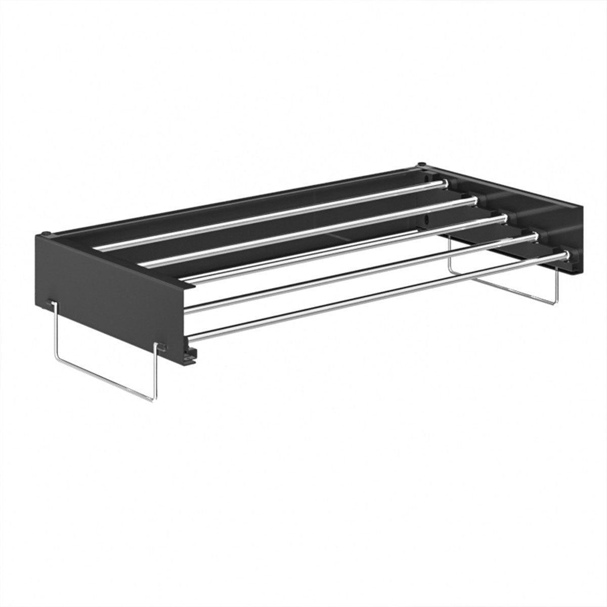 Invisible White Wall-Mounted Foldable Clothes Drying Rack