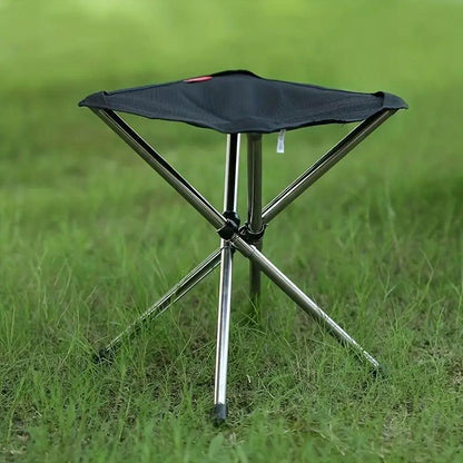Lightweight Telescopic Folding Stool for Camping and Fishing