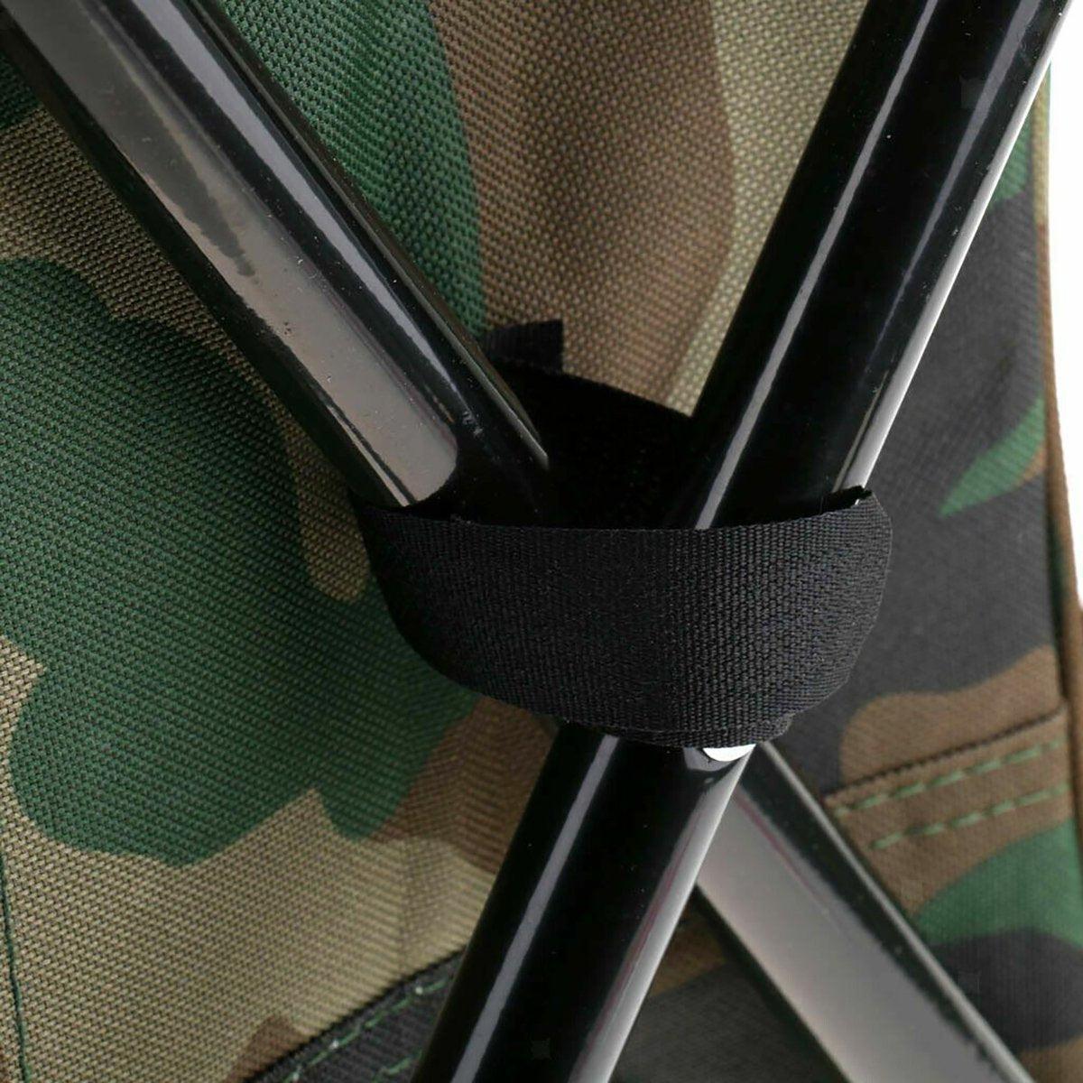 Premium Green 2 in 1 Folding Camping Chair Backpack Outdoor Stool 150kg Capacity