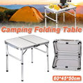 Premium Portable Folding Camping Table Adjustable Height Aluminium Outdoor Picnic Desk