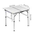 Premium Portable Folding Camping Table Adjustable Height Aluminium Outdoor Picnic Desk