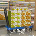 Premium Folding Platform Trolley with Telescopic Handle & 6-Wheel System