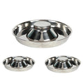 Stainless Steel Pet Bowl Slow Feeder Dish Puppy Dog Cat Food Feeding Weaning Bowl - L - SuperSaverAU - view 2