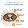 Stainless Steel Pet Bowl Slow Feeder Dish Puppy Dog Cat Food Feeding Weaning Bowl - M - SuperSaverAU - view 4