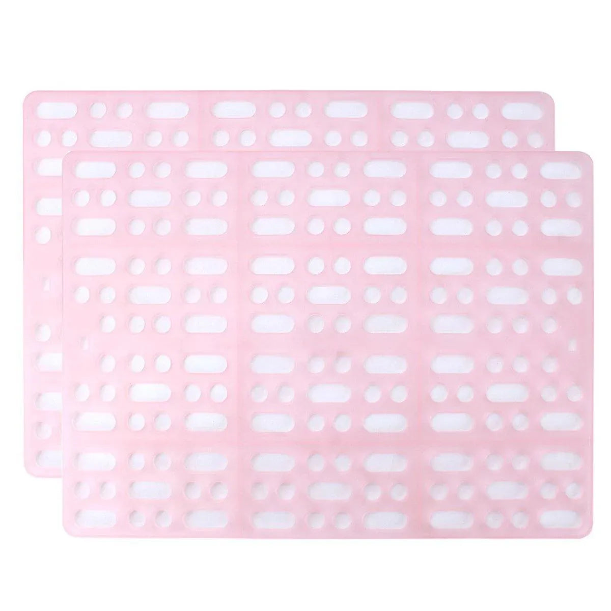 Premium Rabbit Foot Mats 2pcs TPE Cage Pads - Pink