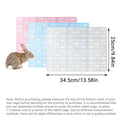 Premium Rabbit Foot Mats 2pcs TPE Cage Pads - Pink