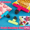 Premium Plastic Food Storage Sealing Clips – 12 Pack