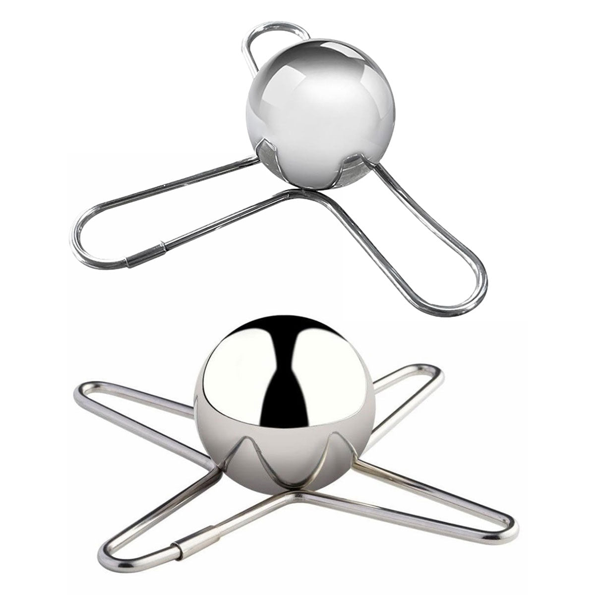 Premium Stainless Steel Ice Ball – 4-Prong Stand