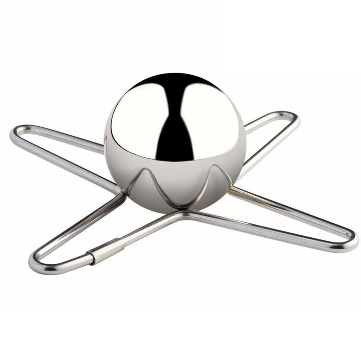 Premium Stainless Steel Ice Ball – 4-Prong Stand