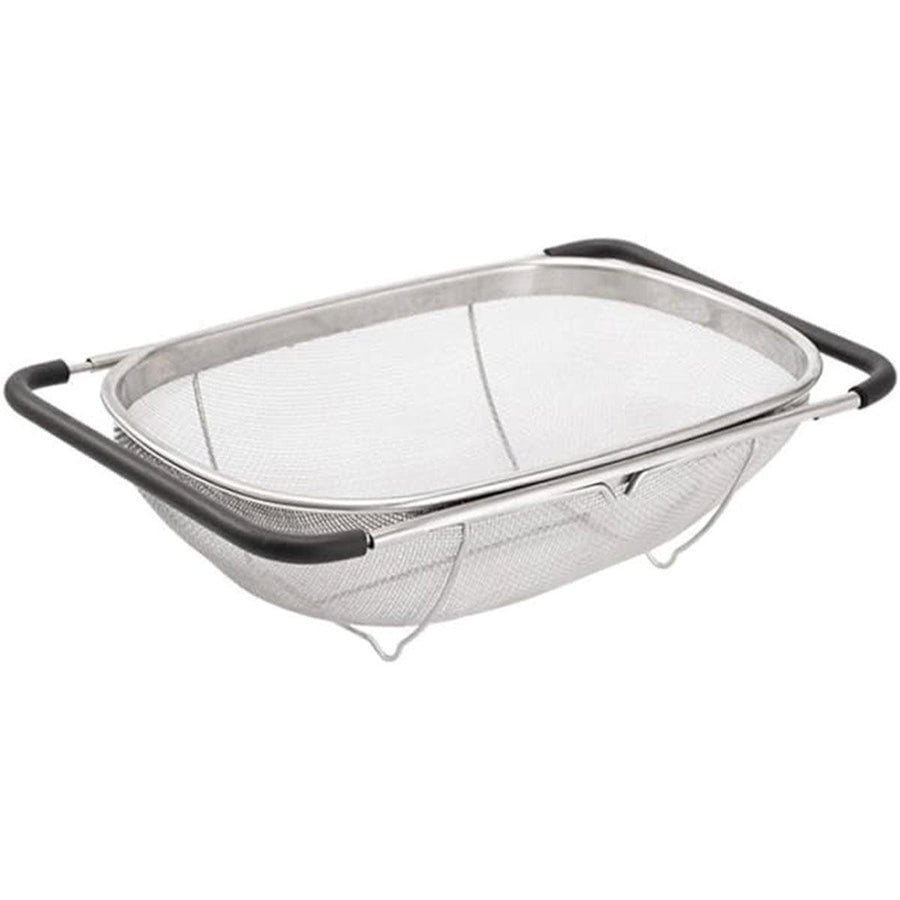 Stainless Steel Telescopic Sink Basket 36cm x 24cm x 11cm - Multi-Purpose Strainer - SuperSaverAU - view 1