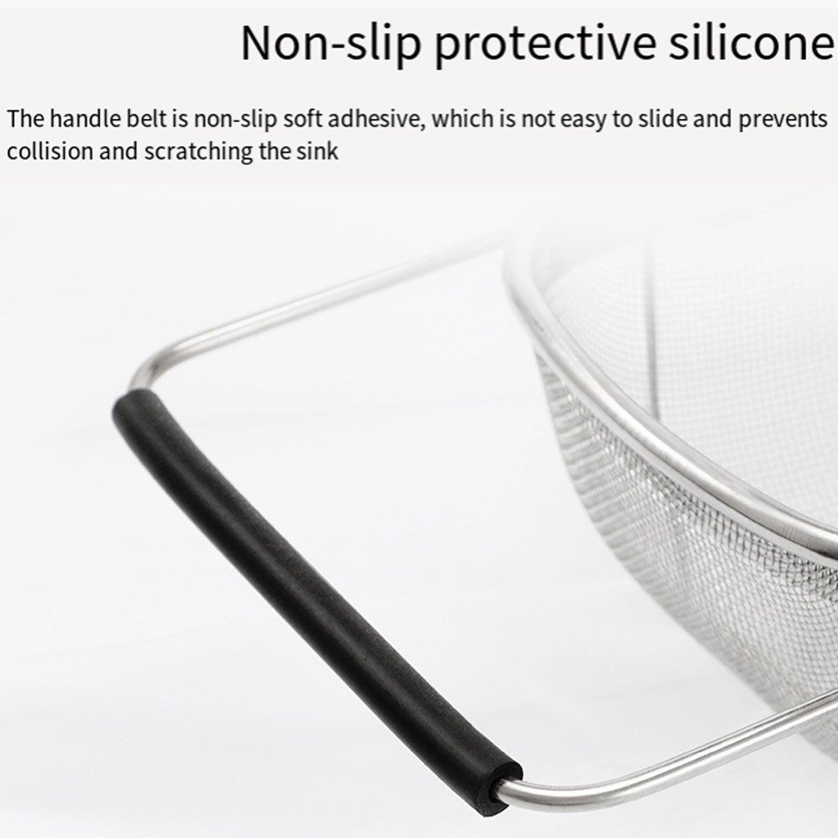 Stainless Steel Telescopic Sink Basket Multi Purpose Fruit Vegetable Strainer