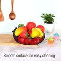 Premium Black Wire Fruit & Vegetable Storage Basket