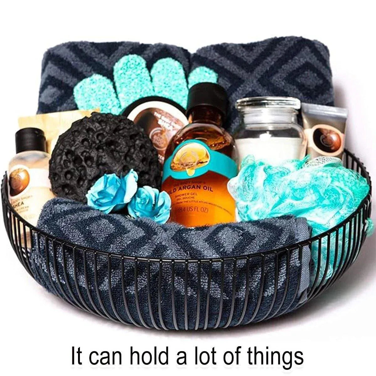 Premium Black Wire Fruit & Vegetable Storage Basket