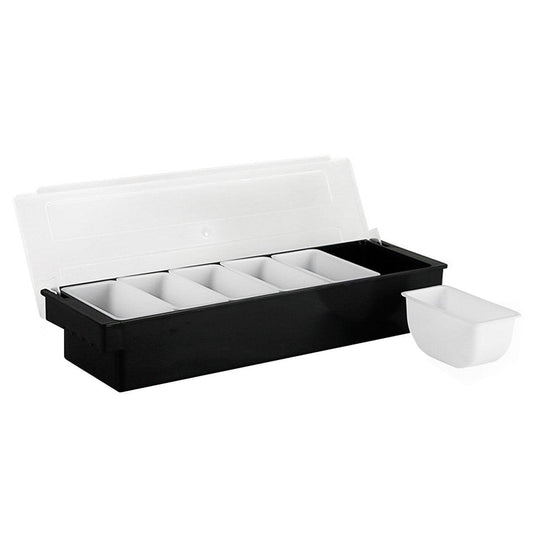 Multi-Grid Fruit Box 6 Compartments 19.5x6.29x3.7in for Fresh Fruit Preservation