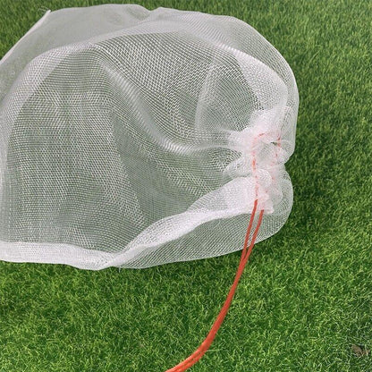 100X Fruit Fly Protection Bags - Nylon Exclusion Net 10 * 15cm for Pest Control
