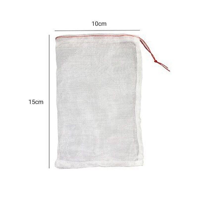 100X Fruit Fly Protection Bags - Nylon Exclusion Net 10 * 15cm for Pest Control
