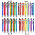 Premium Funny Swear Word Stylus Ballpoint Pens – Set B 10 Pack