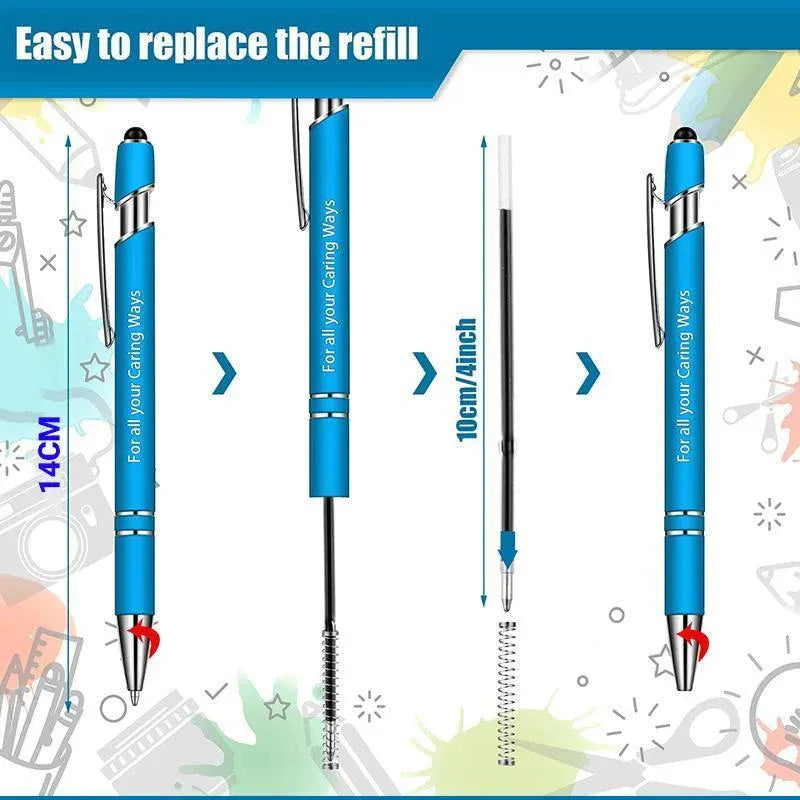 Premium Funny Swear Word Stylus Ballpoint Pens – Set C 10 Pack