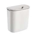 Wall-Mounted Wastebasket with Sliding Lid - 7L for Kitchen and Bathroom Use - SuperSaverAU - view 3