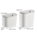 Premium Wall Mounted Wastebasket – White 9L with Sliding Lid