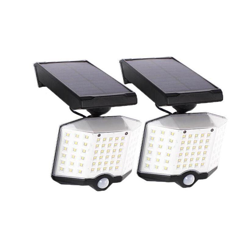 Premium 66 LED Solar Motion Sensor Security Light – 3 Head