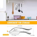 Multifunctional Aluminum Alloy Garlic Press 21 cm x 8 cm - Slice & Crush Effortlessly - SuperSaverAU - view 3