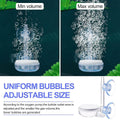 Premium 35mm Quiet Aquarium Bubble Stone Aerator Disc Transparent