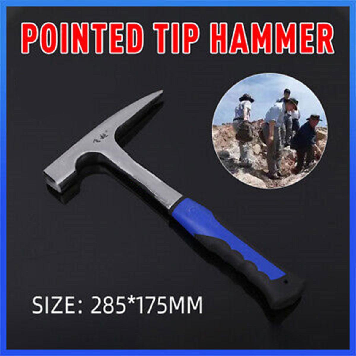 Pointed Tip Geological Hammer for Geology Prospecting