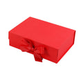 Premium 5 Pack Orange Gift Boxes with Ribbon Magnetic Closure 23x17x7cm