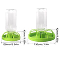 Premium Reptile Water Bowl with Inverted Bottle - Purple Platform L