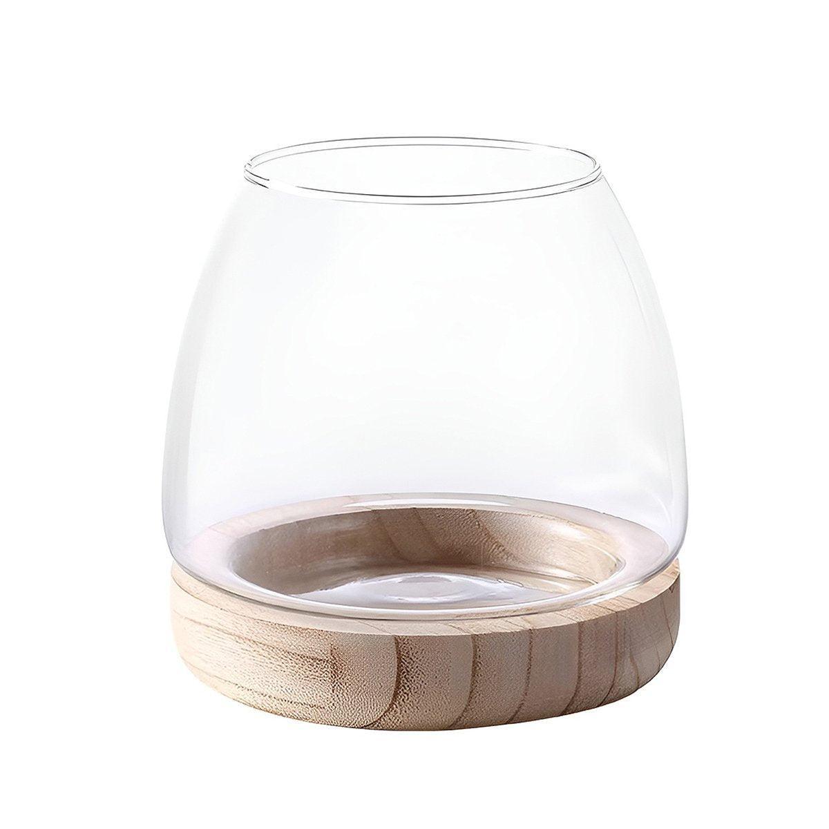 Premium Japanese Style Glass Vase Fish Tank – Large