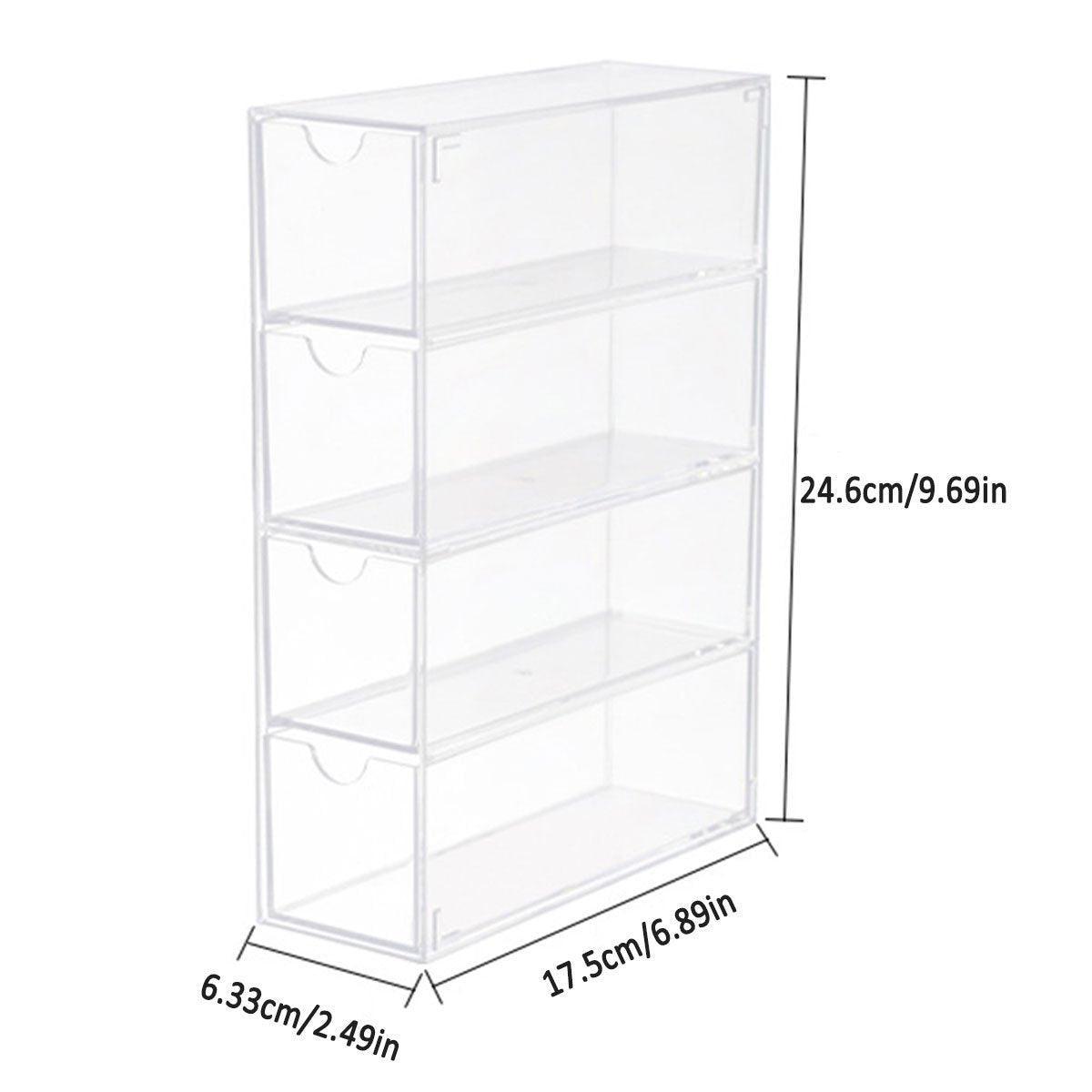 Premium Stackable Acrylic Sunglasses Display Box – Four Layer